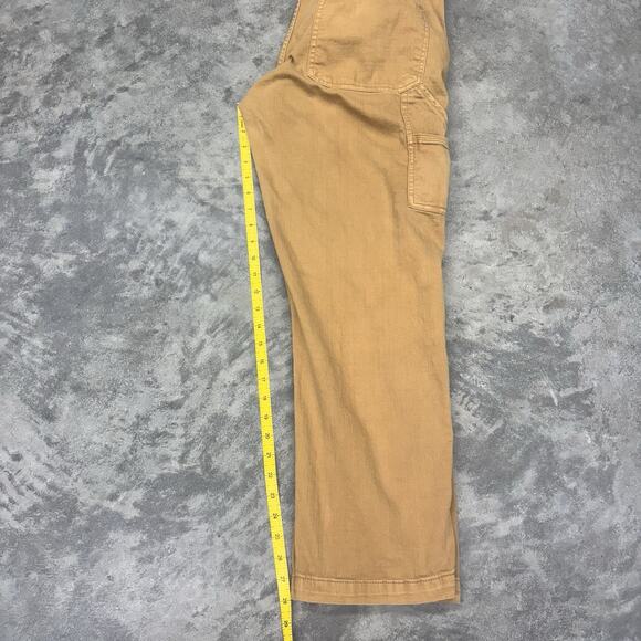 Pilcro and the Letterpress by Anthropologie Khaki Carpenter Pants Womens 30 - Picture 6 of 9